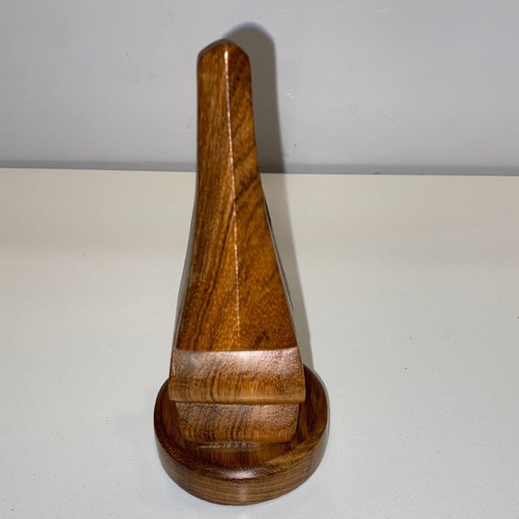 Wooden Nose Shaped Eyeglass Holder Spectacle Display Stand Face 6 inches - Picture 4 of 6